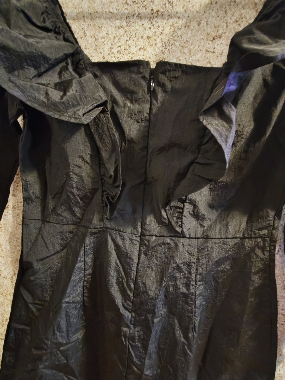 H&M Black Off-Shoulder Ruffle Mini Dress - Picture 5 of 9